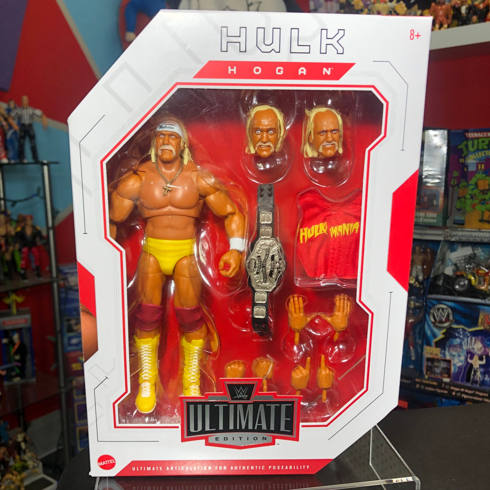 WWE store Mattel Ultimate Edition Series 13 Action Figure Hulk Hogan New